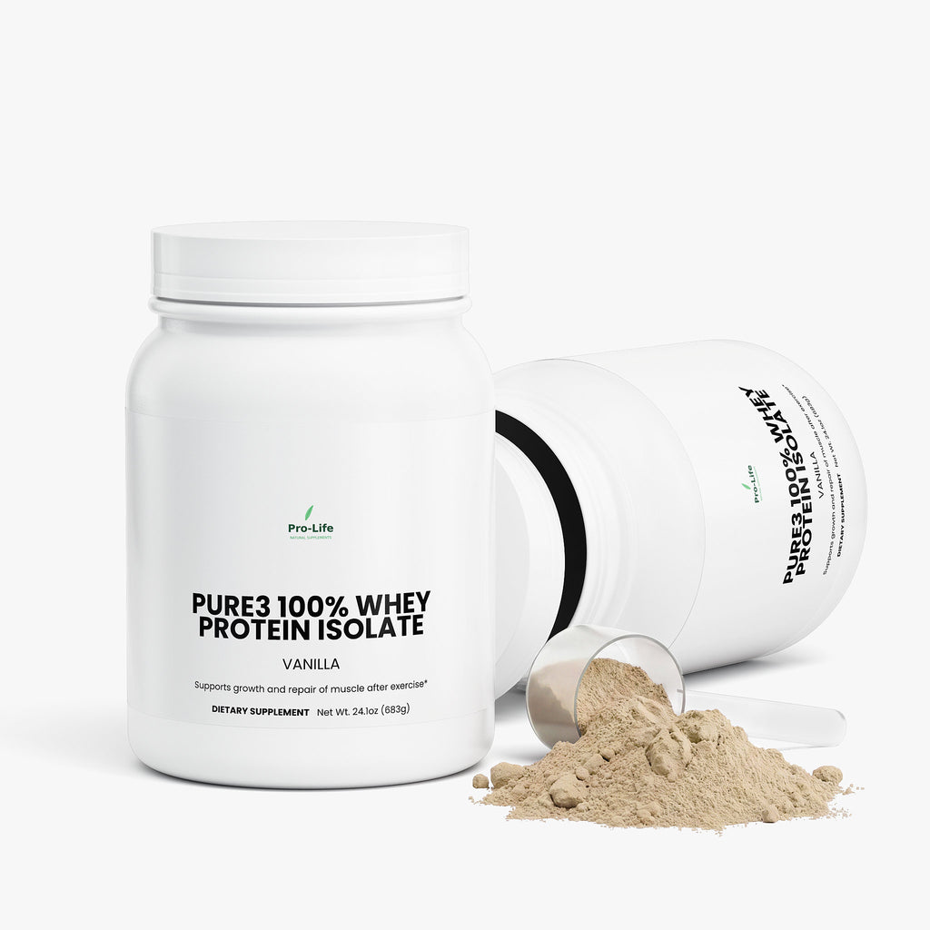 Pure3 100% Whey Protein Isolate (Vanilla)
