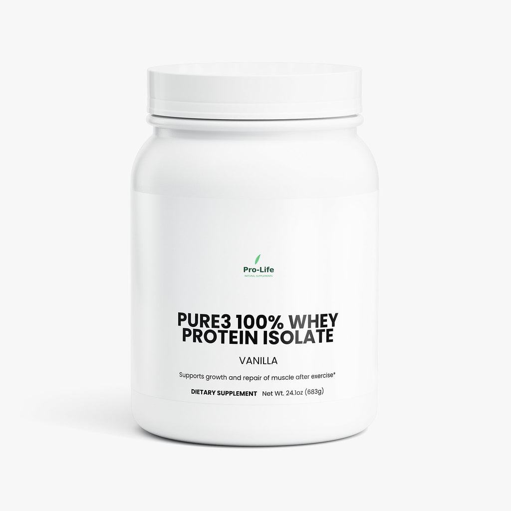 Pure3 100% Whey Protein Isolate (Vanilla)