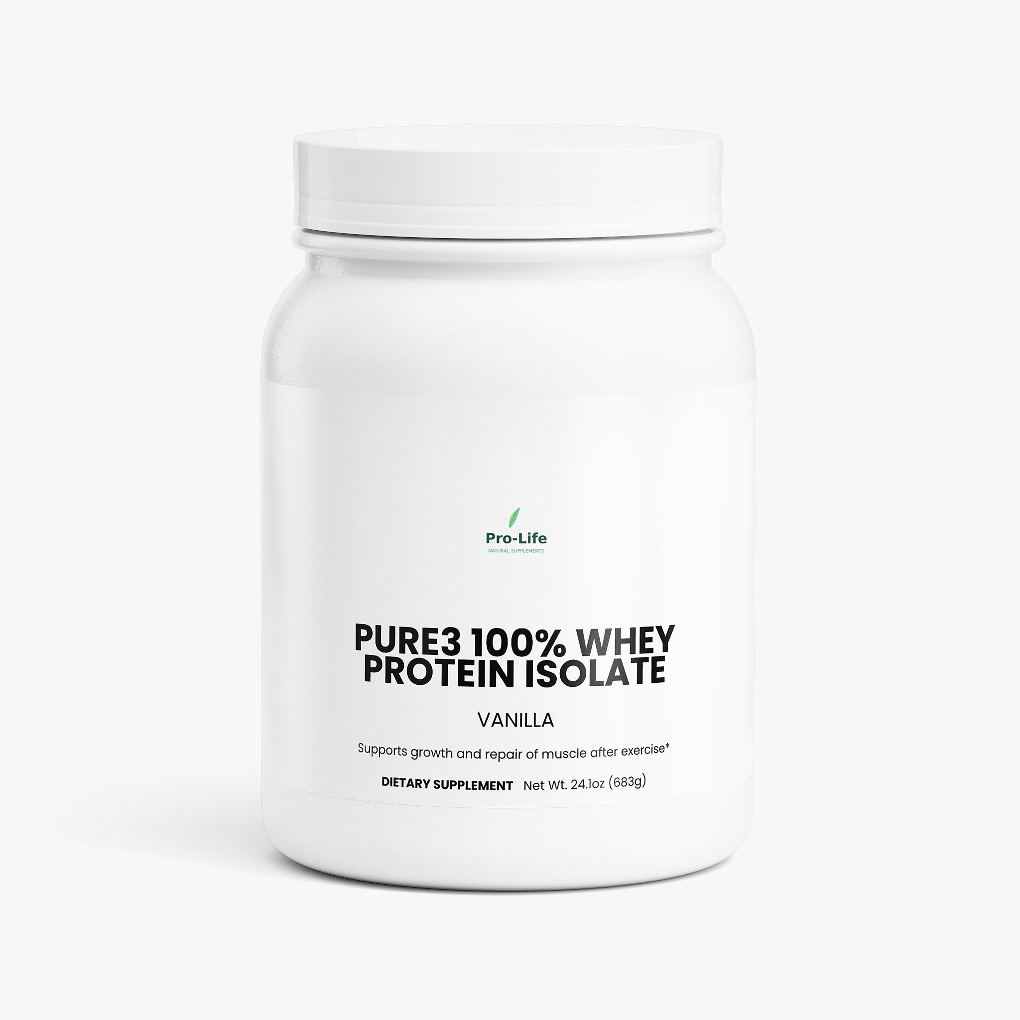 Pure3 100% Whey Protein Isolate (Vanilla)