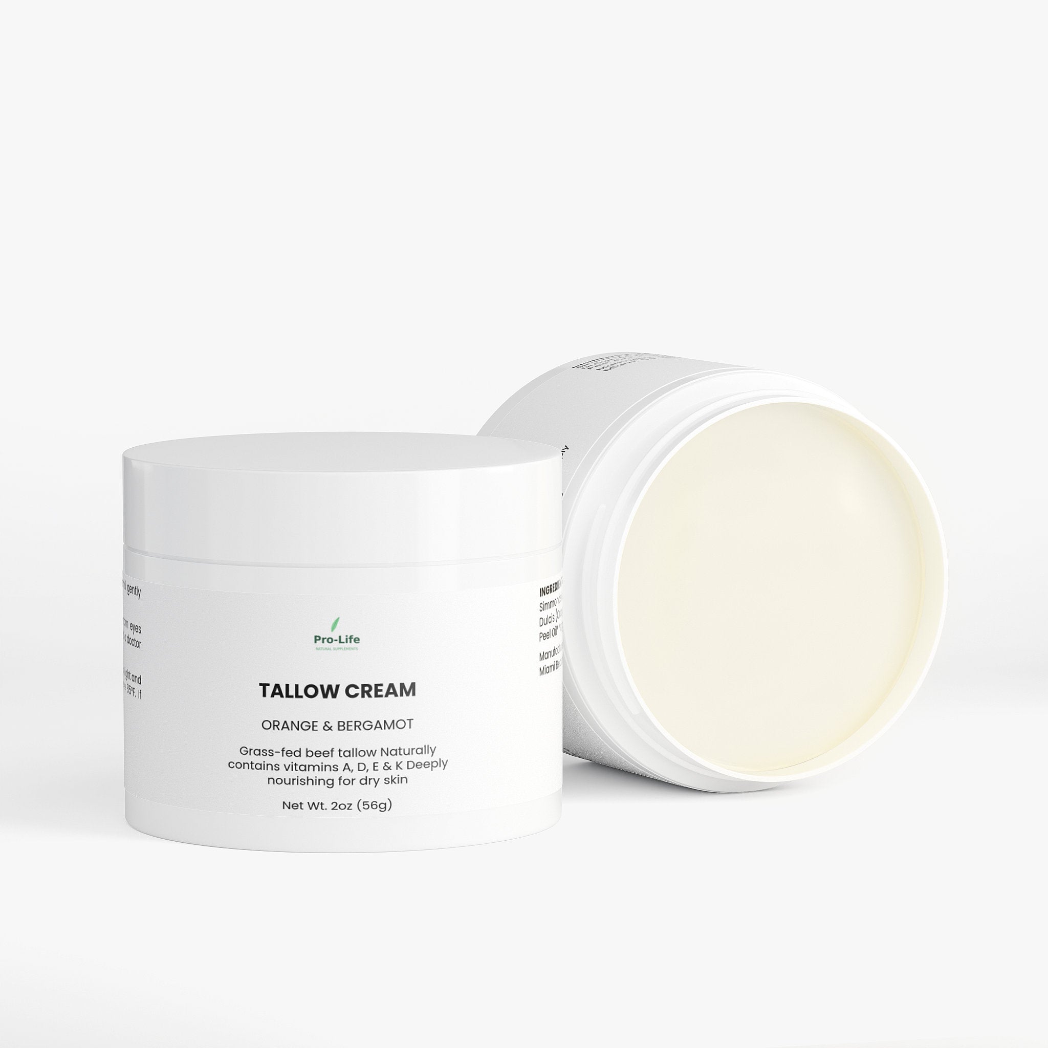 Tallow Cream Orange & Bergamot