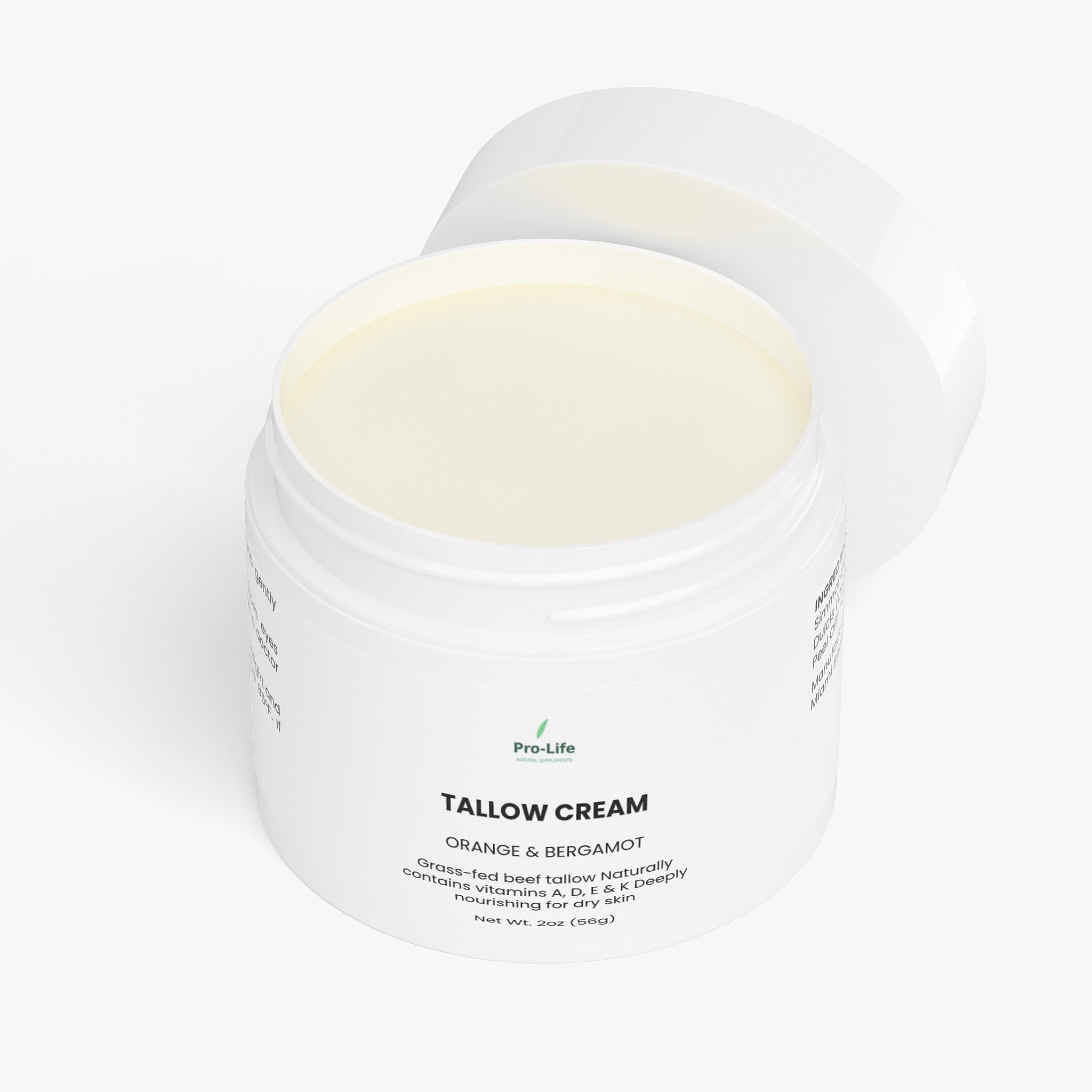 Tallow Cream Orange & Bergamot