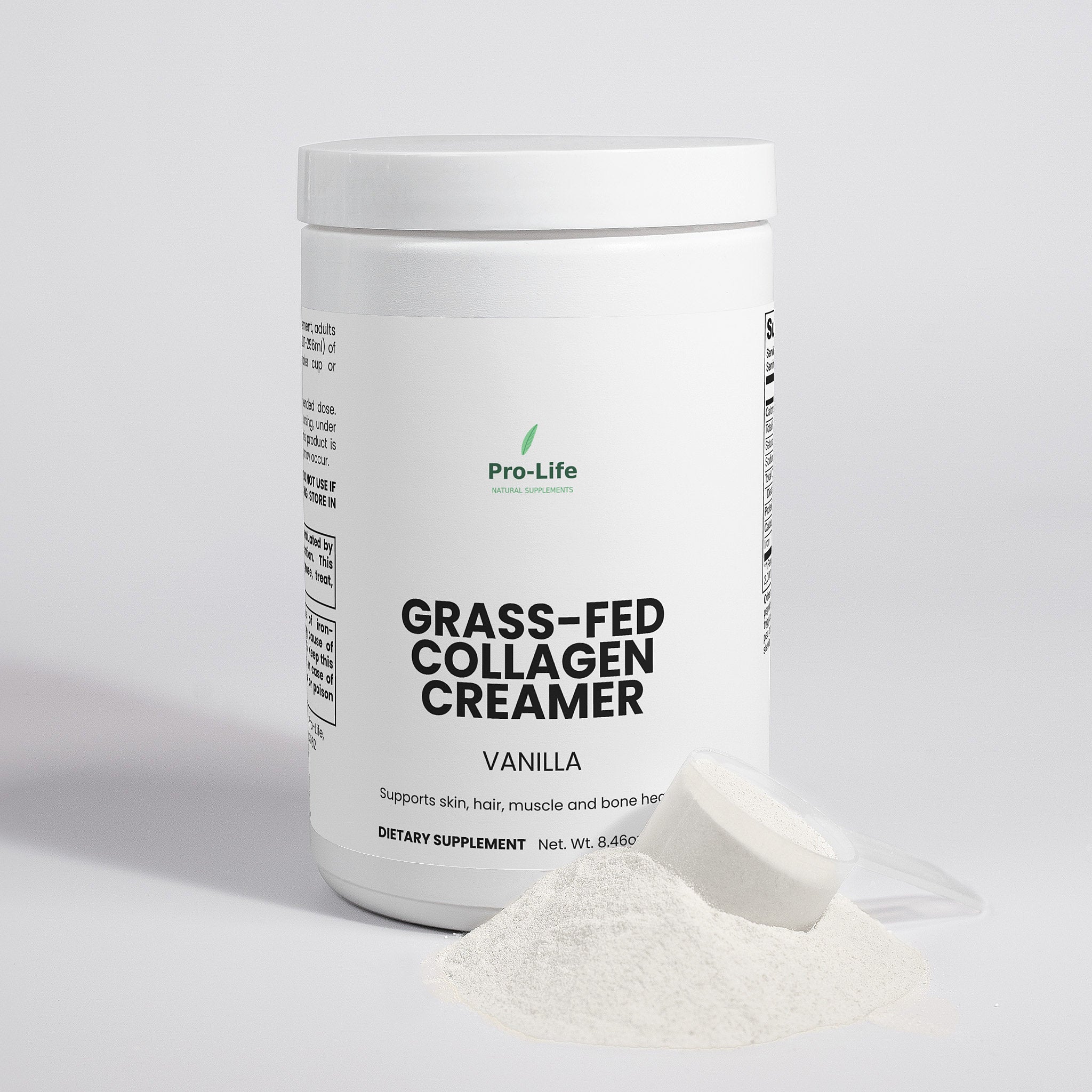 Grass-Fed Collagen Creamer (Vanilla)