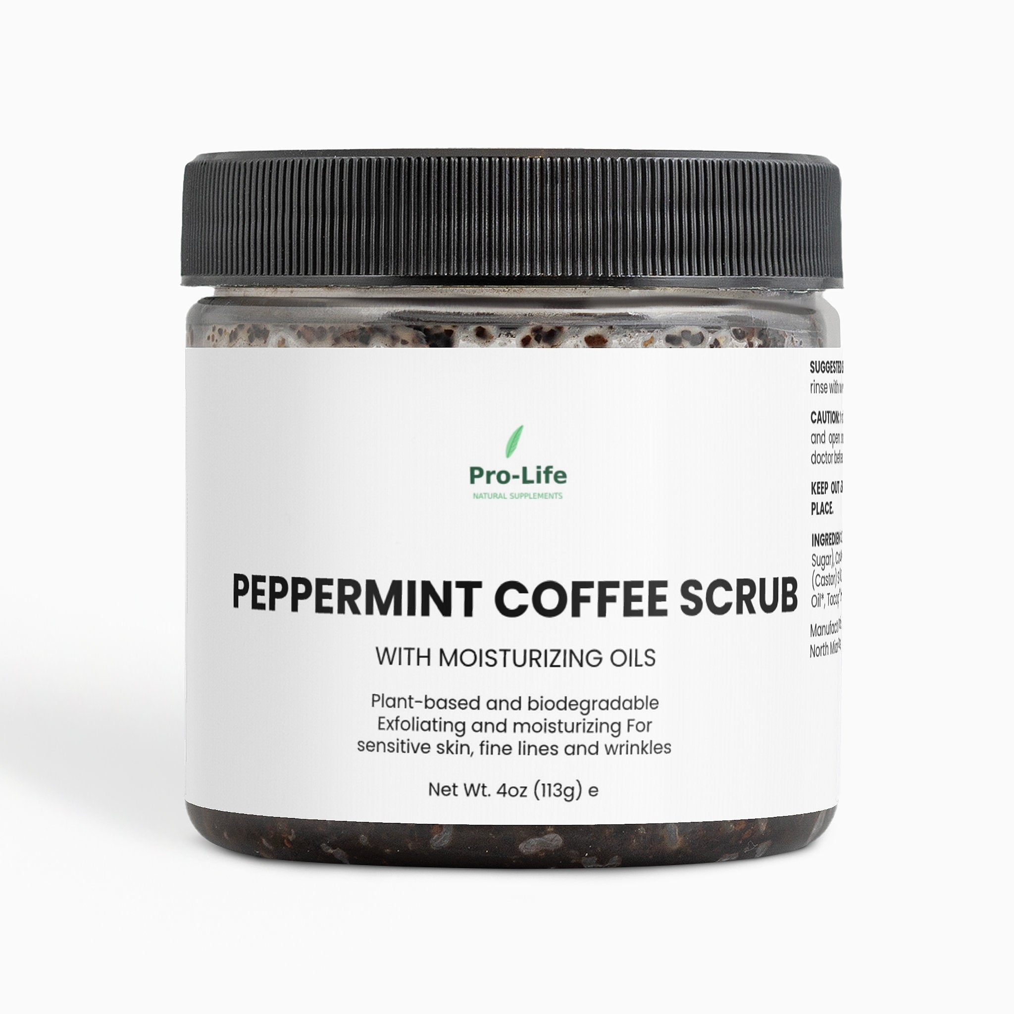 Peppermint Coffee Scrub