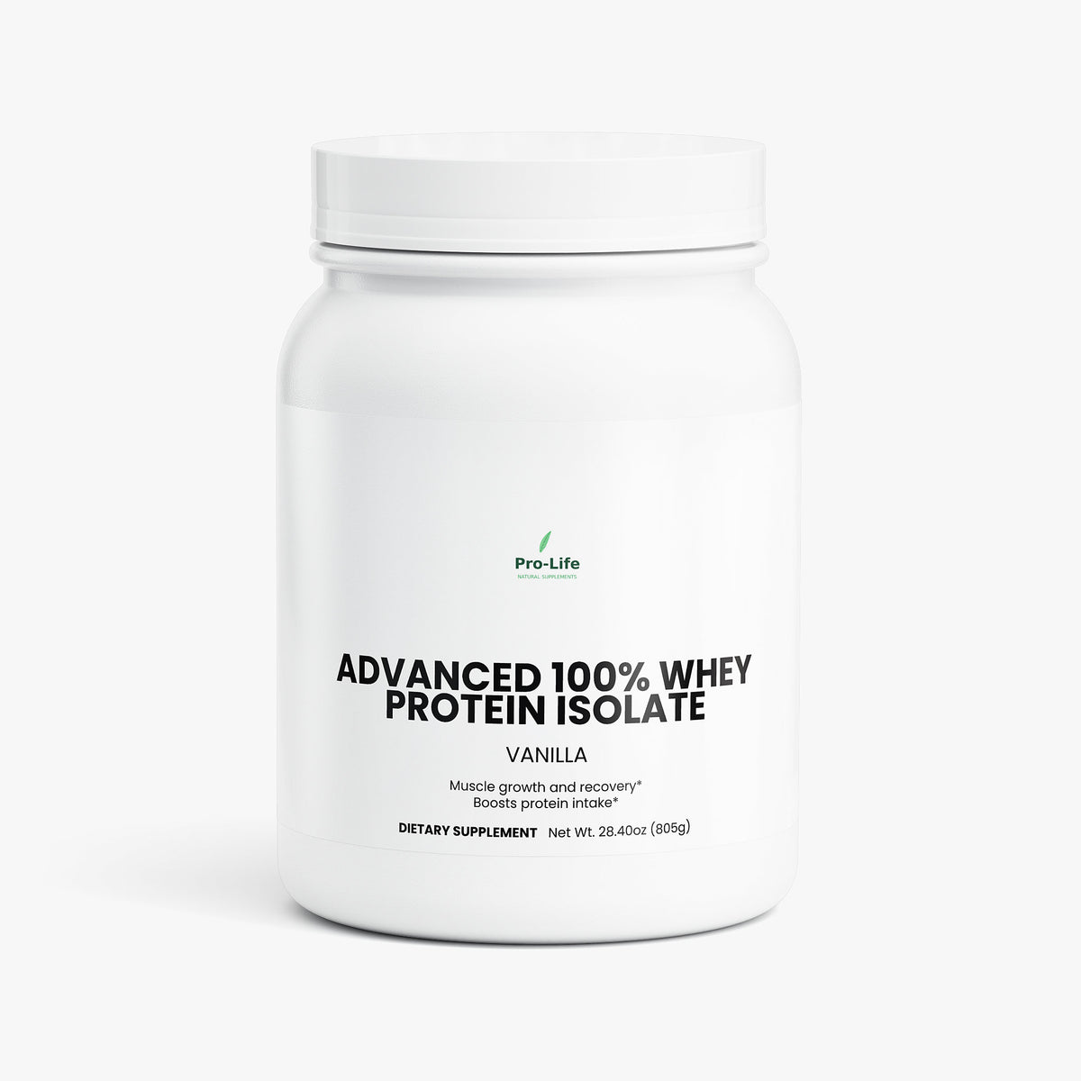Advanced 100% Whey Protein Isolate (Vanilla)